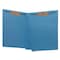 Business Source Colored 2 Ply Tab Fastener Folders Blue, PK50 17242 - alternate 2